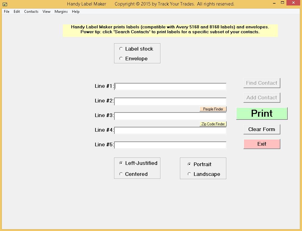 Handy Label Maker - Screenshot #1