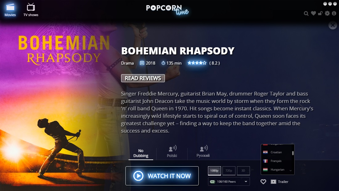 Popcorn Time - Screenshot #4