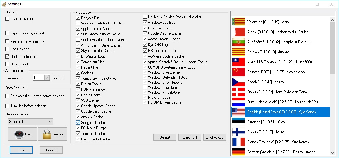 KC Softwares KCleaner - Screenshot #4