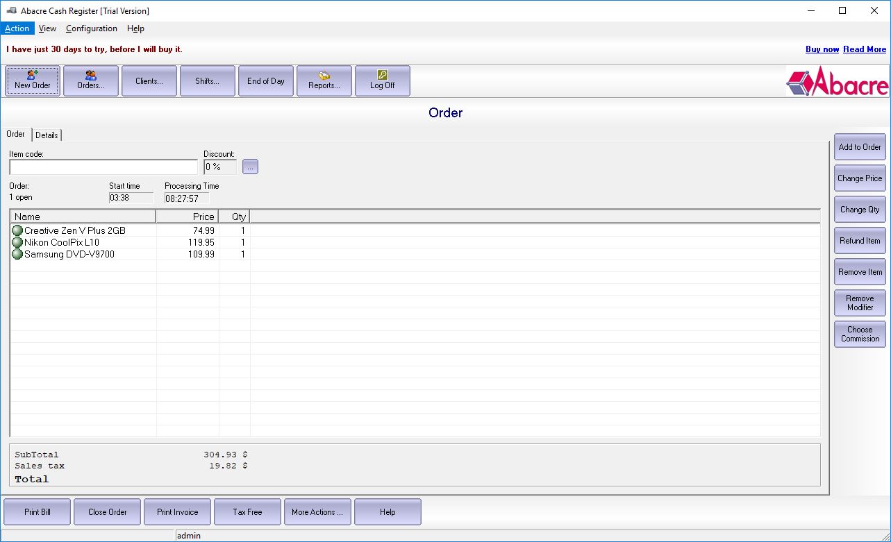 Abacre Cash Register download for free SoftDeluxe
