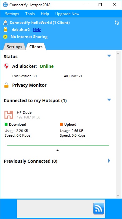 Connectify Hotspot - Screenshot #5