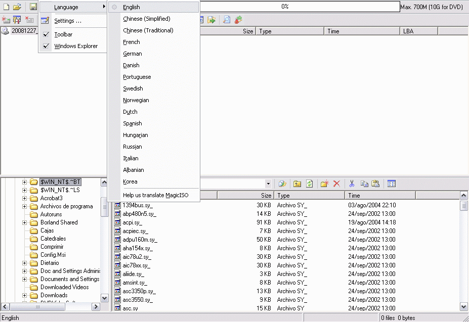 Magic ISO Maker - Screenshot #4