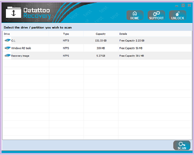 Datattoo Recovery - Screenshot #1