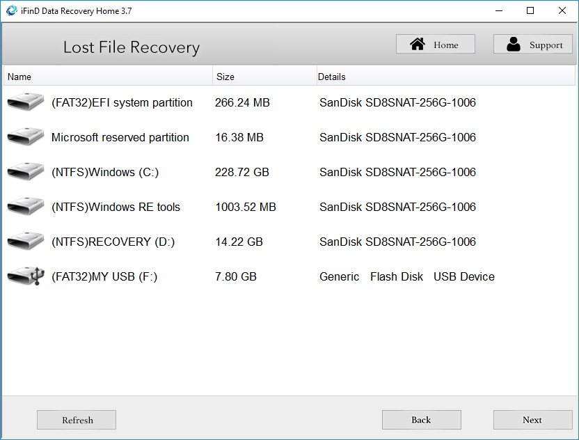iFinD Data Recovery - Screenshot #10