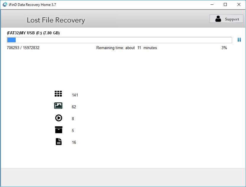 iFinD Data Recovery - Screenshot #9