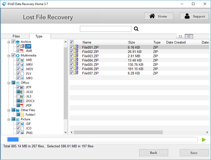 iFinD Data Recovery - Screenshot #5