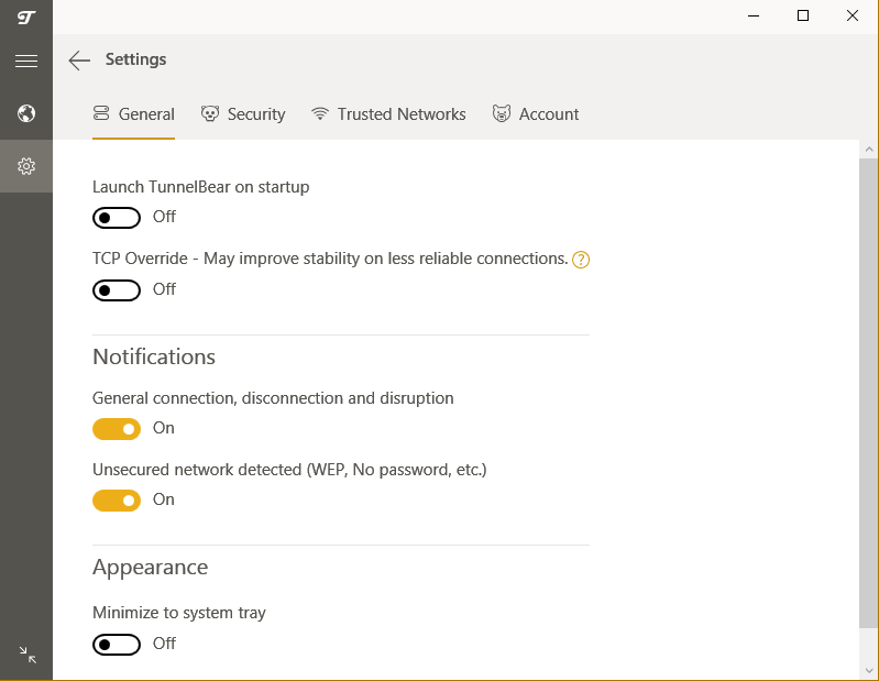 TunnelBear - Screenshot #5