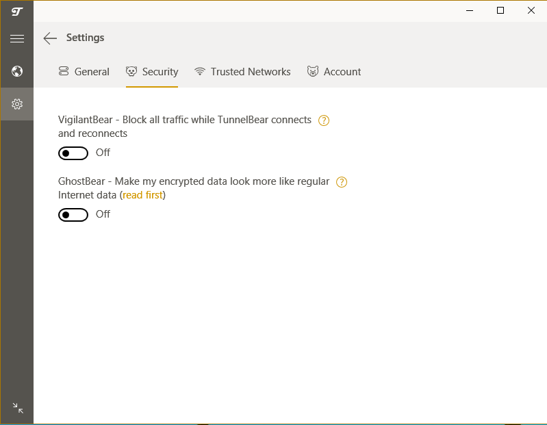 TunnelBear - Screenshot #3