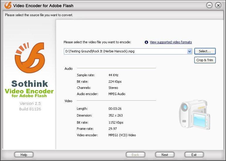 Sothink Video Encoder for Adobe Flash latest version - Get best Windows ...