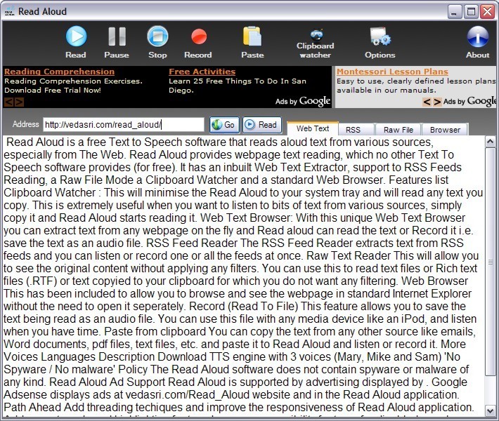 Read Aloud - Screenshot #4