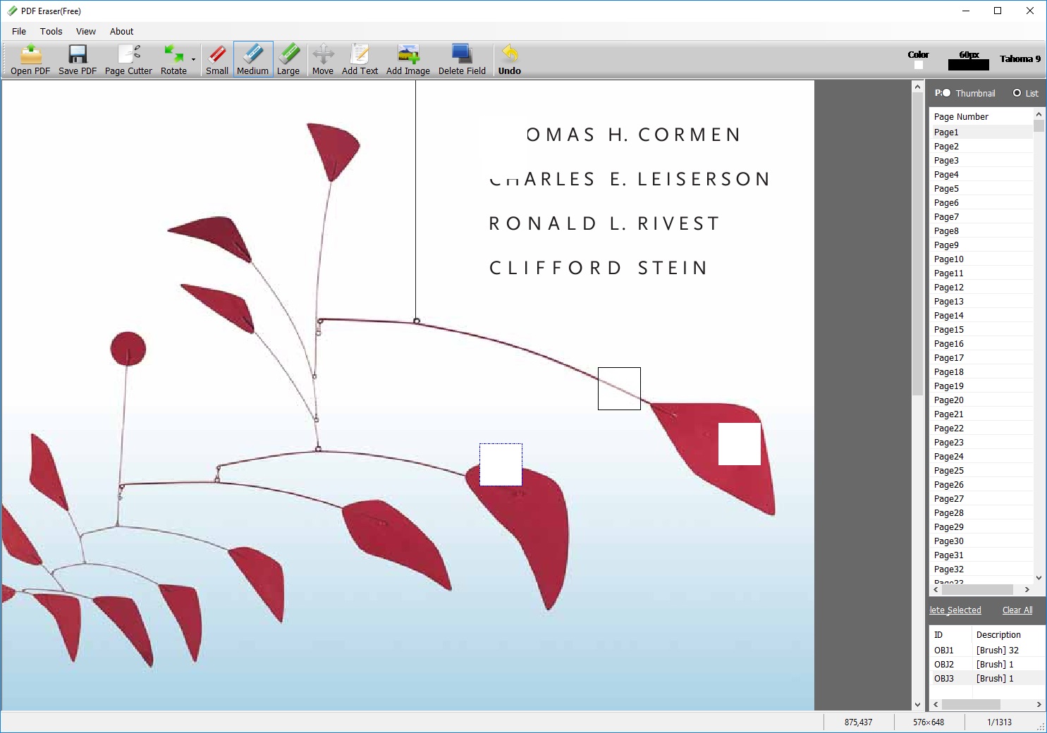 PDF Eraser latest version Get best Windows software