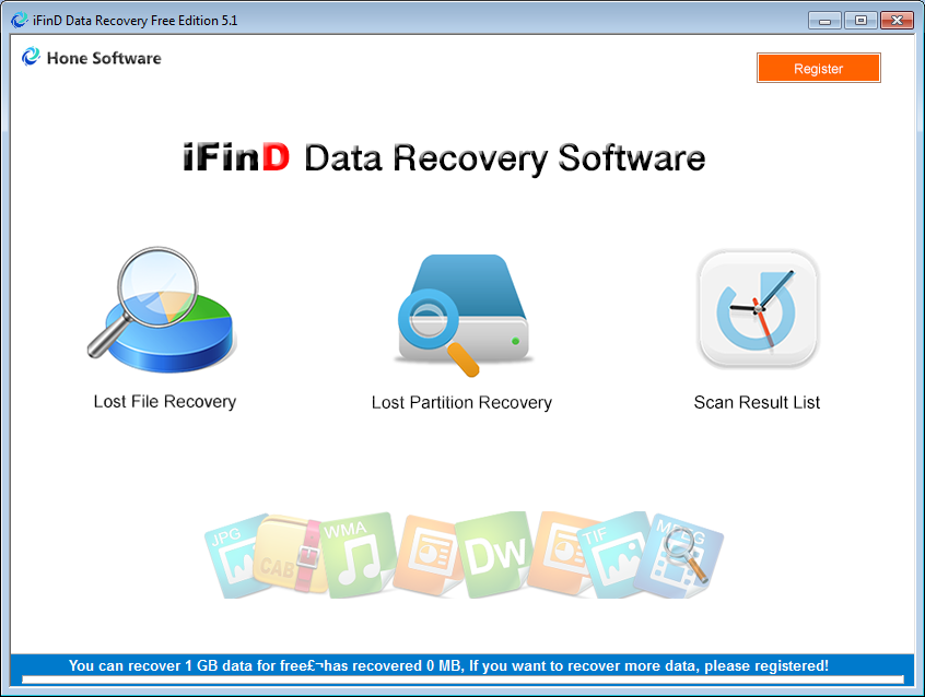 iFinD Data Recovery - Screenshot #2