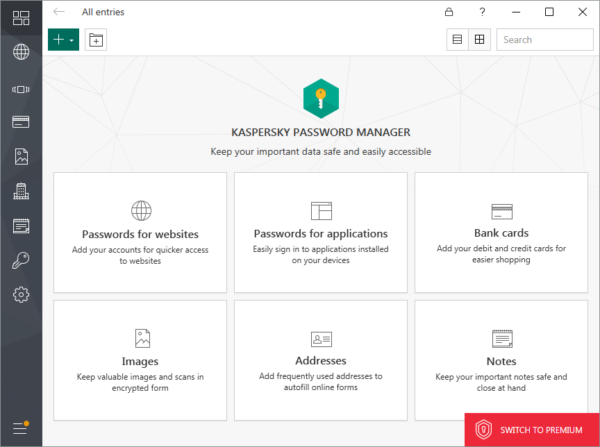 kaspersky password manager that generated passwords