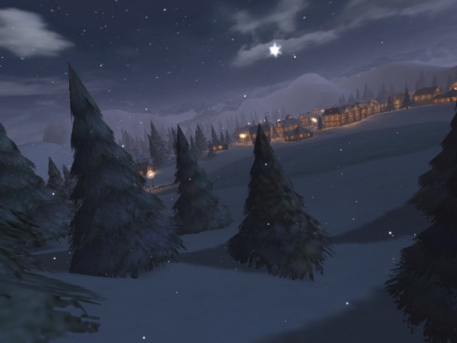 3D Christmas Night Screensaver - Screenshot #3