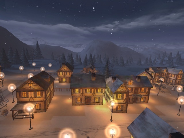 3D Christmas Night Screensaver - Screenshot #2