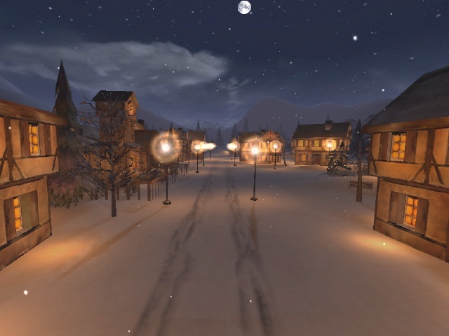 3D Christmas Night Screensaver - Screenshot #1