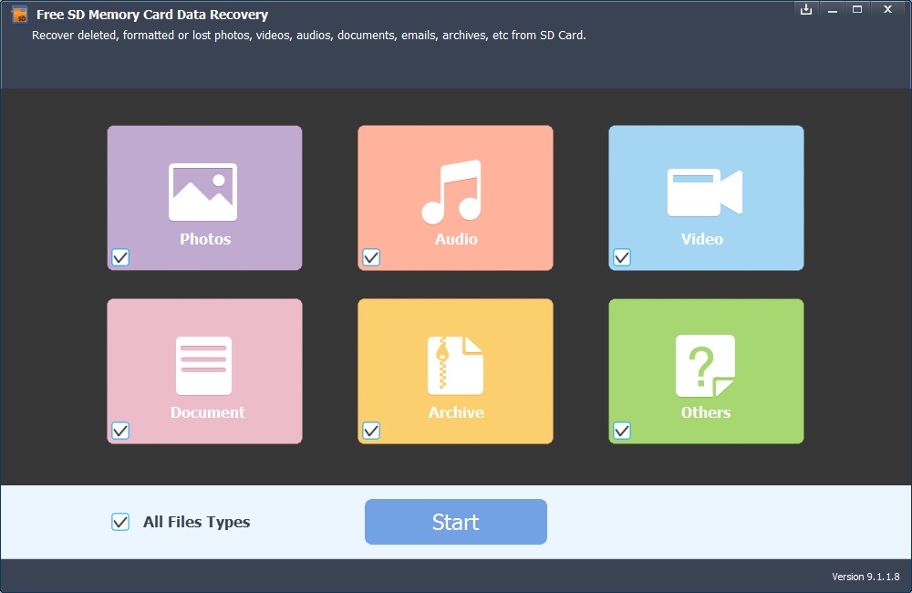 Free SD Memory Card Data Recovery - Screenshot #3