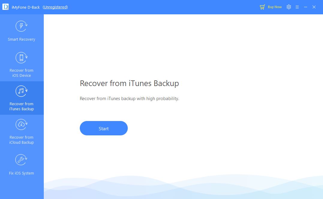 iMyfone D-Back - Screenshot #4