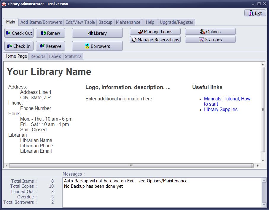 Handy Library Manager - Screenshot #3