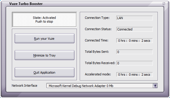 Vuze Turbo Booster - Screenshot #2