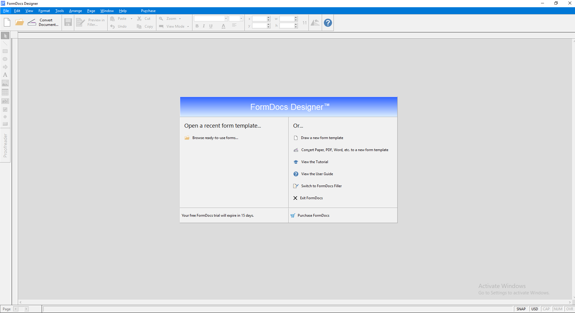 FormDocs download for free - SoftDeluxe