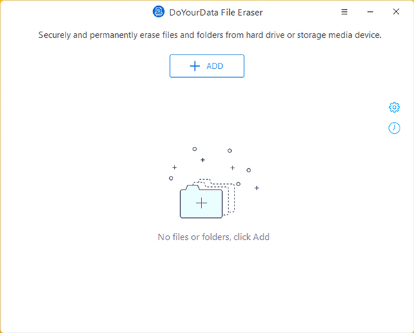 DoYourData File Eraser - Screenshot #1