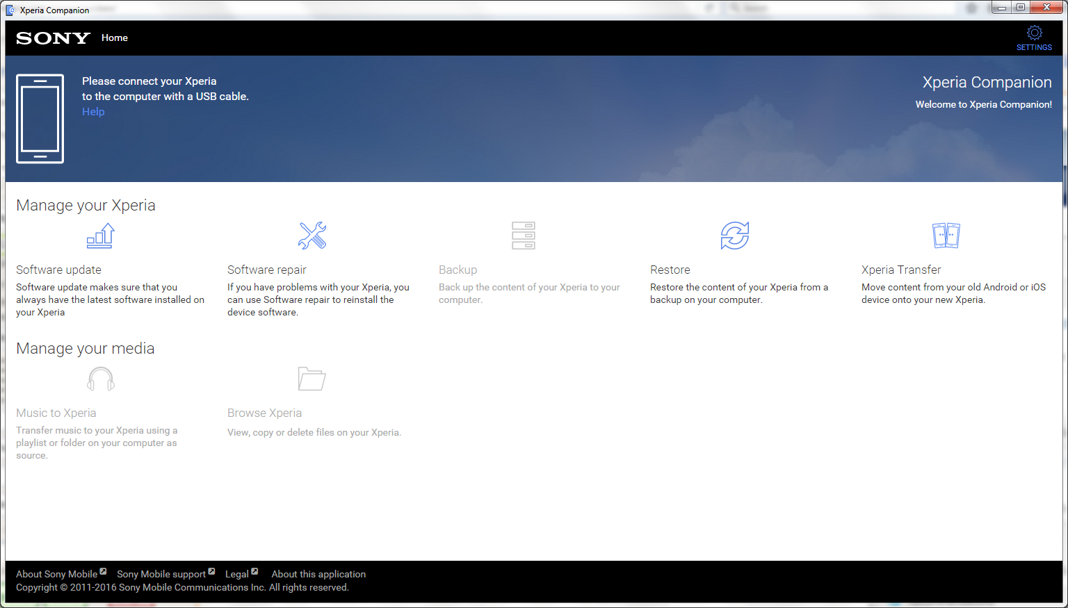 Xperia Companion - Screenshot #5