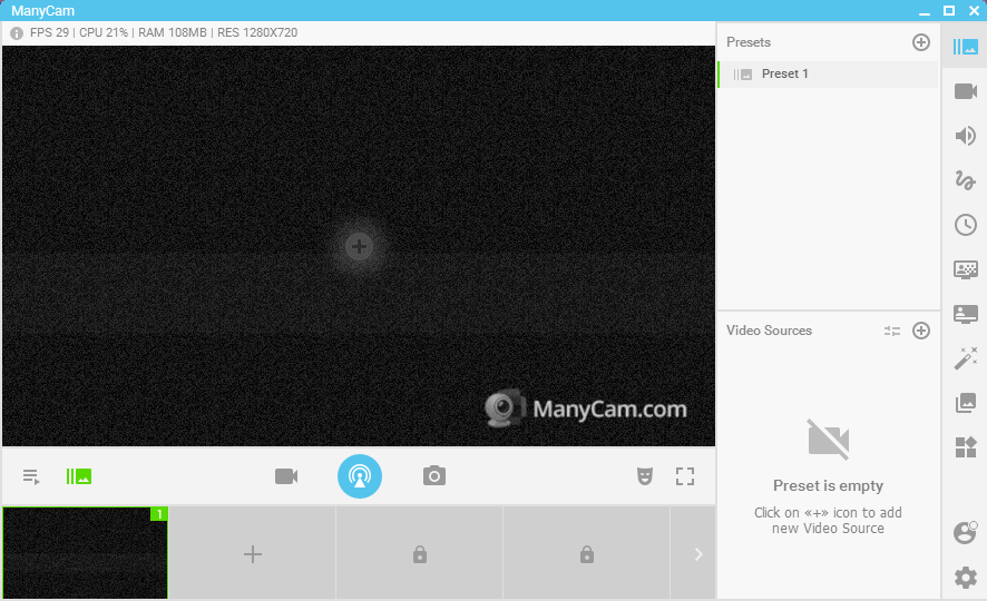 ManyCam - Screenshot #1