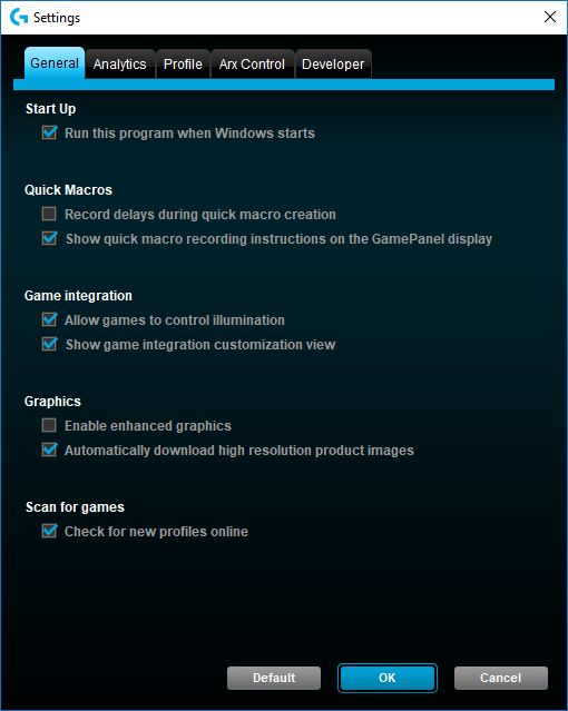 install logitech gaming software windows 8.1