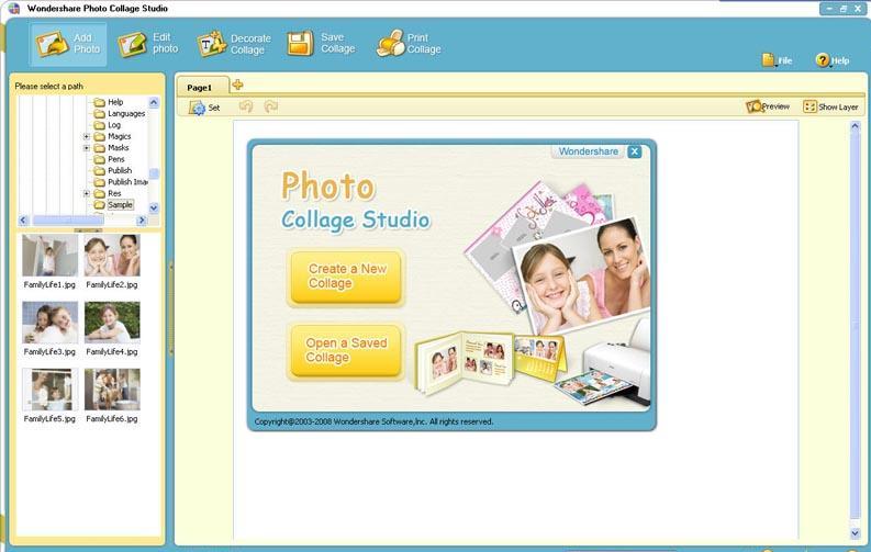 Wondershare Photo Collage Studio latest version - Get best Windows software