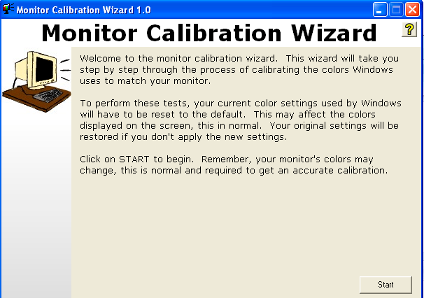 Monitor Calibration Wizard latest version - Get best Windows software
