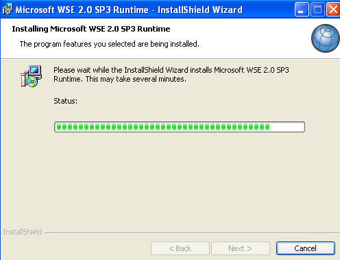 Microsoft WSE SP3 Runtime - Screenshot #1
