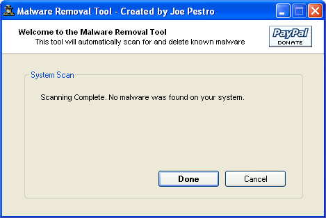 Malware Removal Tool - Screenshot #2