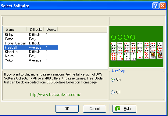 1st Free Solitaire - Screenshot #7