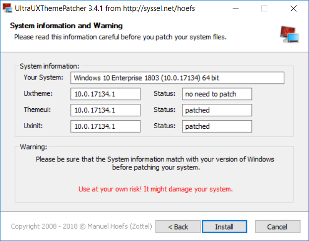 UltraUXThemePatcher - Screenshot #4
