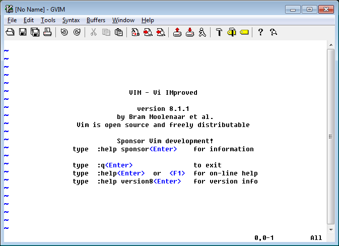 Vim - Screenshot #1