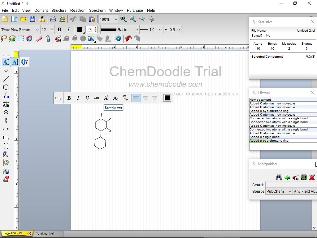 chemdoodle 3d free download