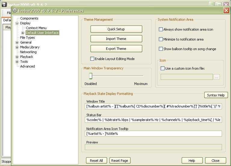 foobar2000 - Screenshot #16