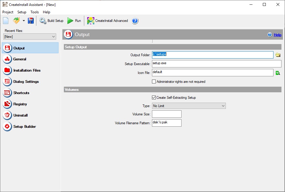CreateInstall Light - Screenshot #1