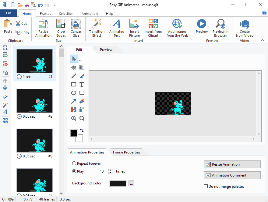 Easy GIF Animator - Screenshot #1