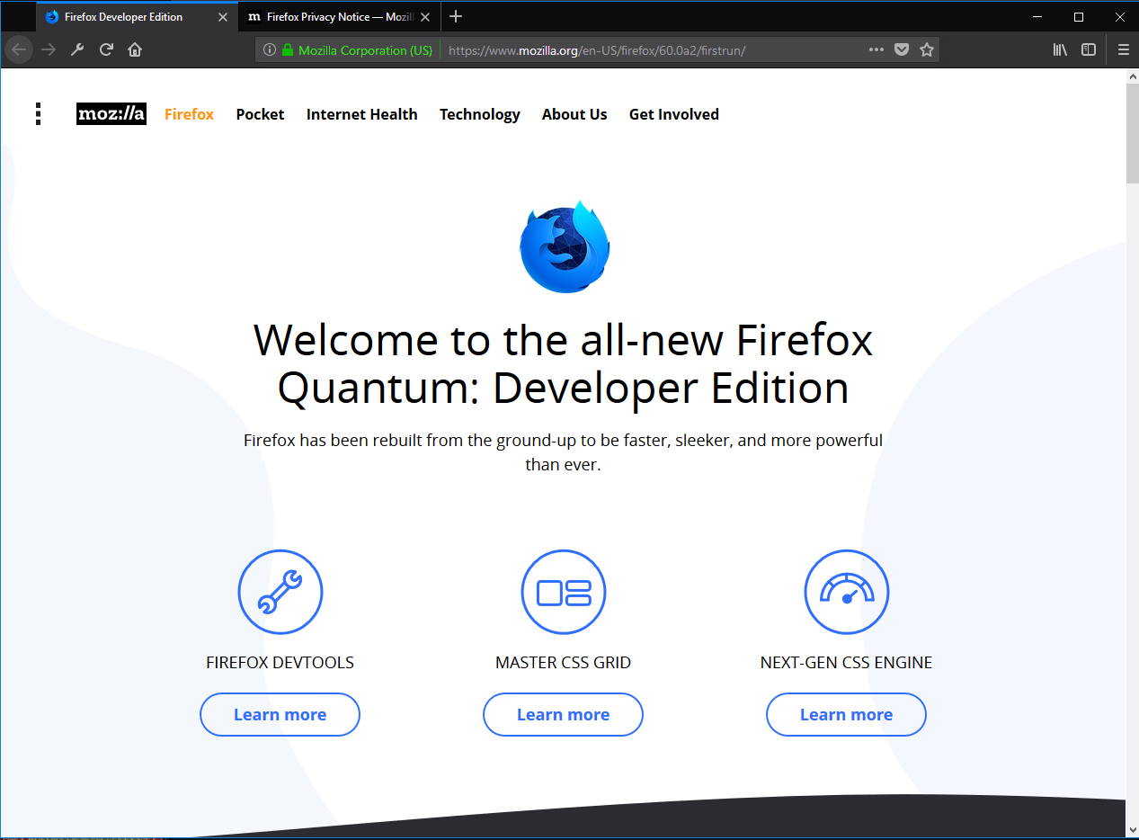 Firefox Developer Edition - Screenshot #10