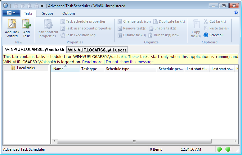 Advanced Task Scheduler - Screenshot #2