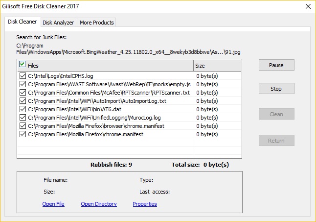Free Disk Cleaner - Screenshot #6