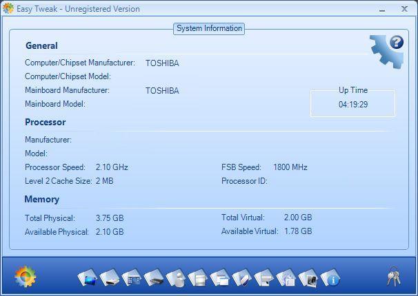 Easy Tweak download for free - SoftDeluxe