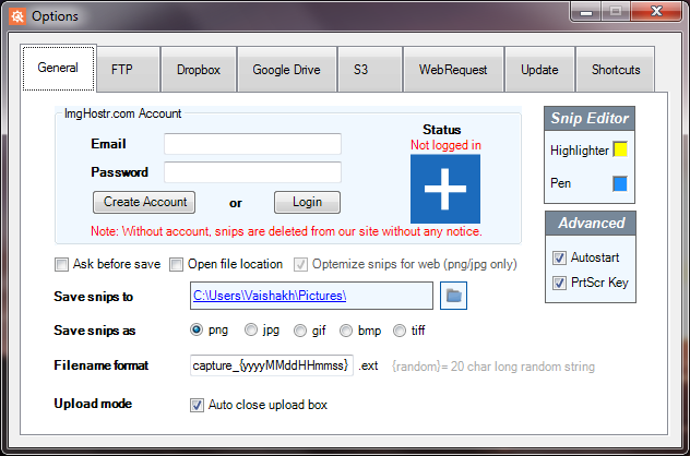 snipping tool new version