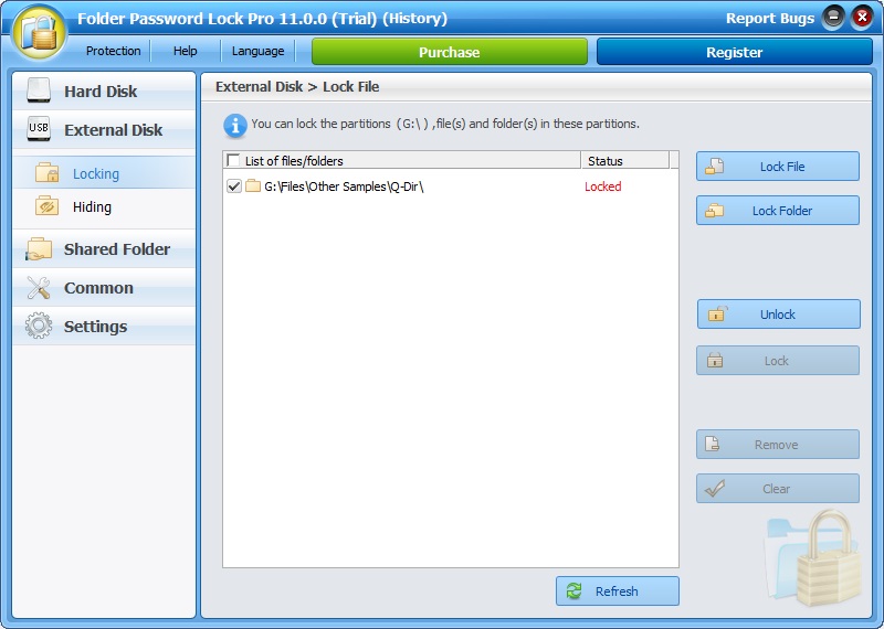 Folder Password Lock Pro - Screenshot #7