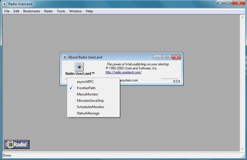Radio UserLand - Screenshot #1