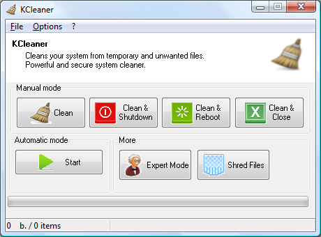 KC Softwares KCleaner - Screenshot #2