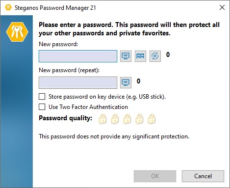 Steganos Password Manager - Screenshot #6