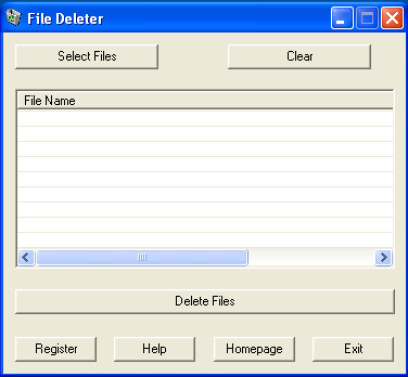 File Deleter - Screenshot #1
